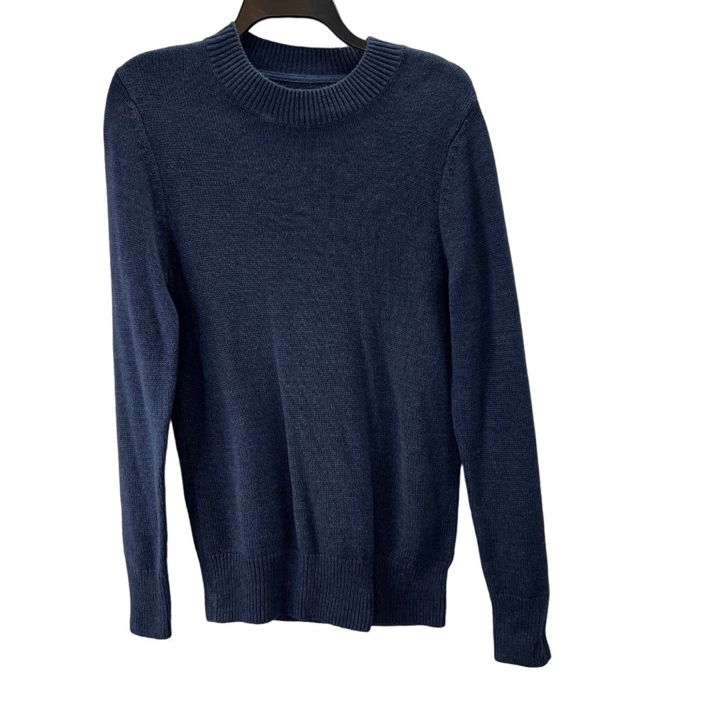 BP Sweater Pullover Mock Neck Oversized size XXS Blue Long Sleeve Slouchy